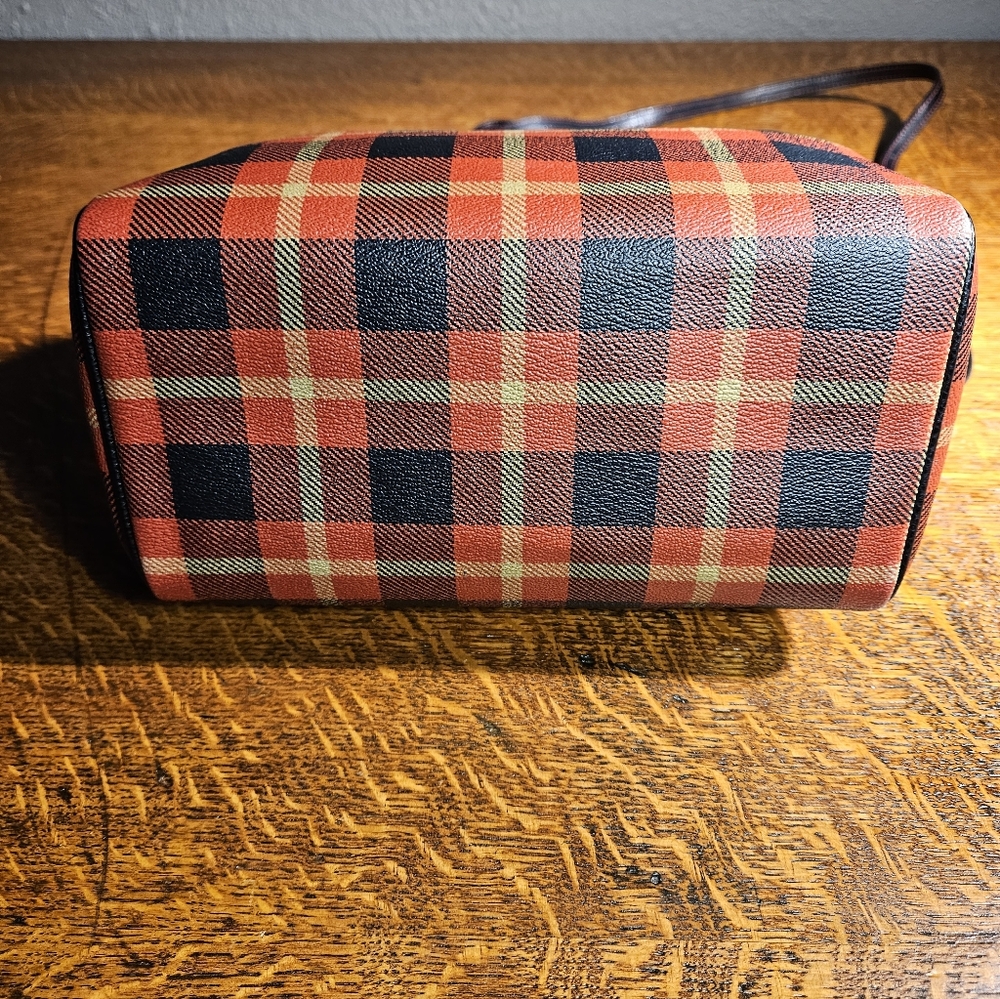 Coach Mini Bennet In Riley Plaid - Picture 9 of 15